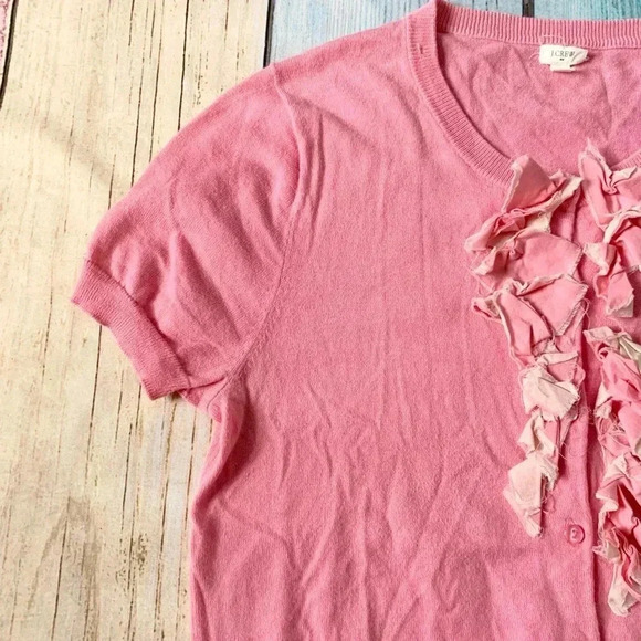 Super cute j crew short sleeve cardigan - Picture 6 of 7